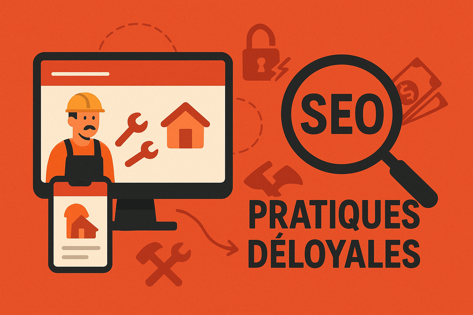Illustration - Un serrurier alerte sur les pratiques trompeuses de certaines plateformes